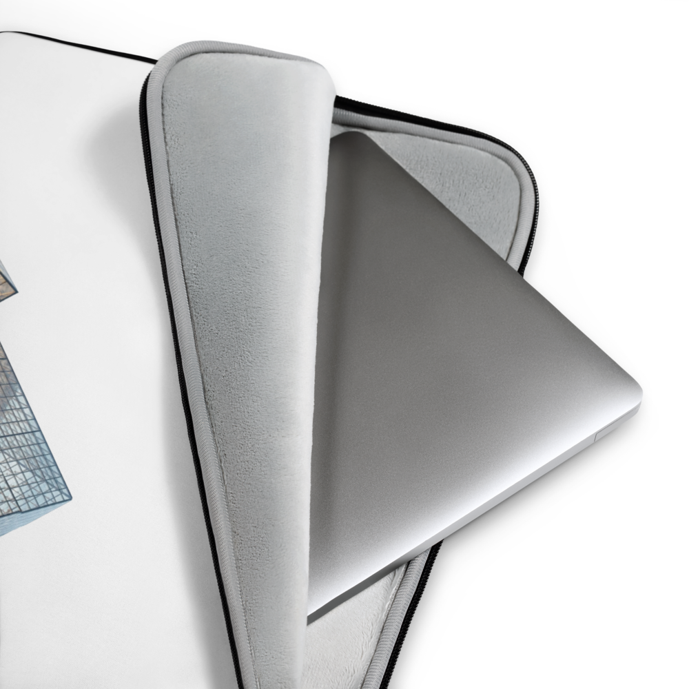 tsgabrielle® • Paris - The Louvre Pyramid • Laptopfodral • 2 storlekar - 13" and 15" - View 3
