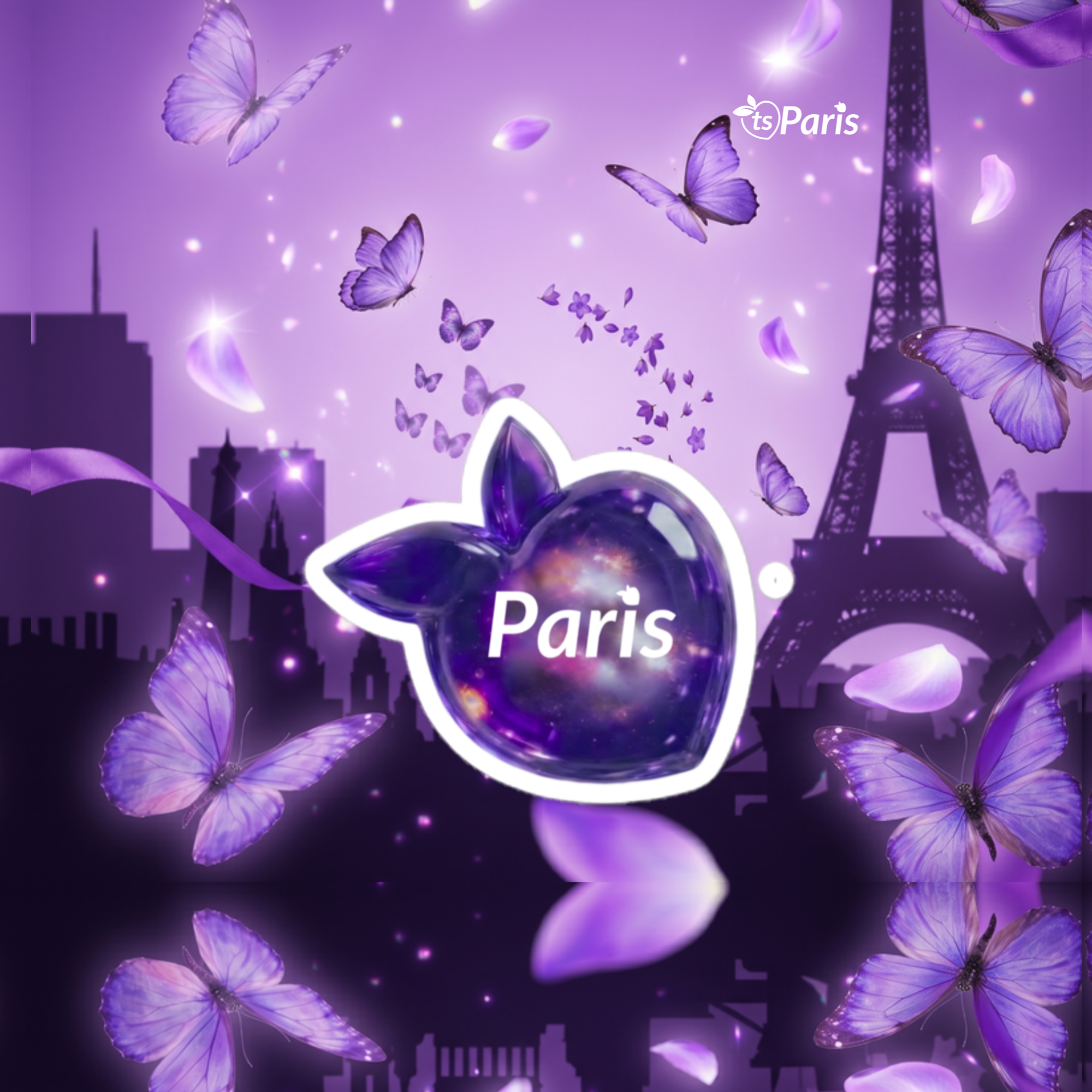 tsgabrielle® • Paris • Dekal • Bubbelfri • En Storlek - View 10