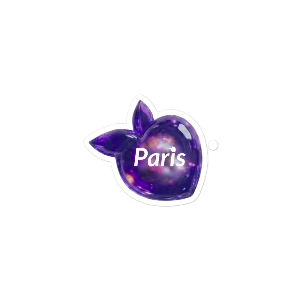 tsgabrielle® • Paris • Dekal • Bubbelfri • En Storlek