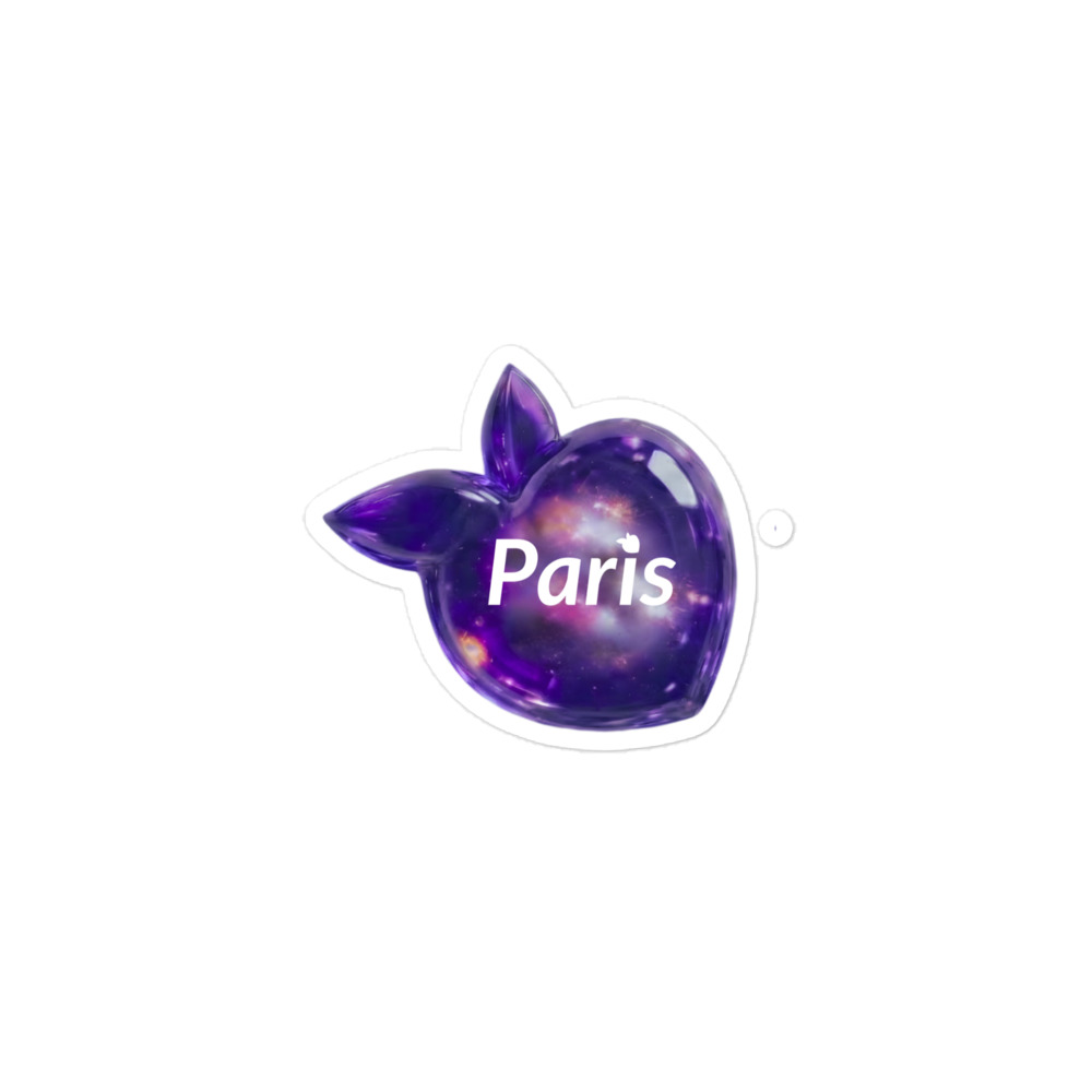 tsgabrielle® • Paris • Dekal • Bubbelfri • En Storlek