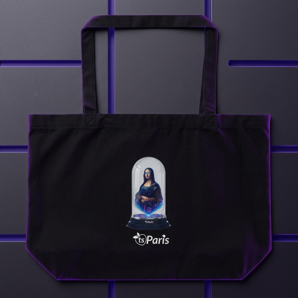 tsgabrielle® • Paris - Da Vinci • Large tote bag • svart • Cotton Organic - View 11