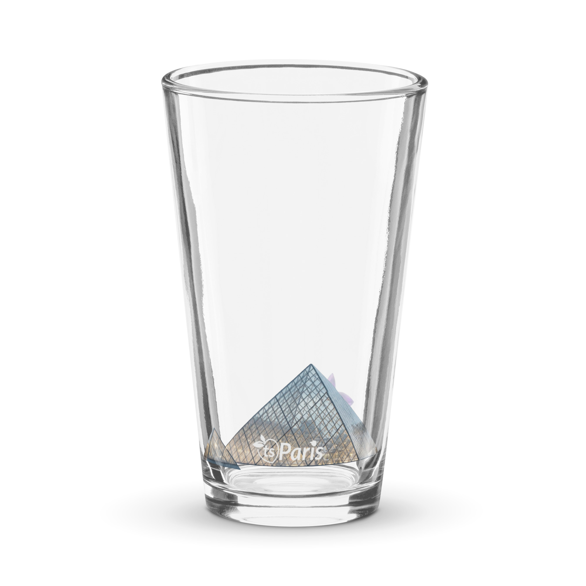 tsgabrielle® • Paris - Louvren Pyramiden • Shaker Pintglas • 16 oz