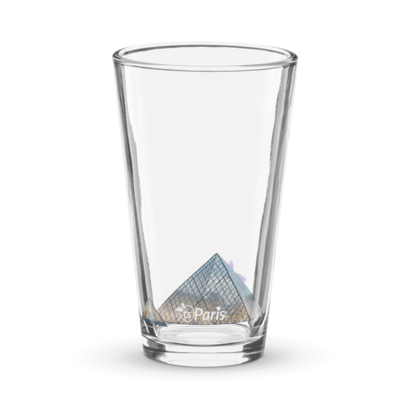 tsgabrielle® • Paris - Louvren Pyramiden • Shaker Pintglas • 16 oz