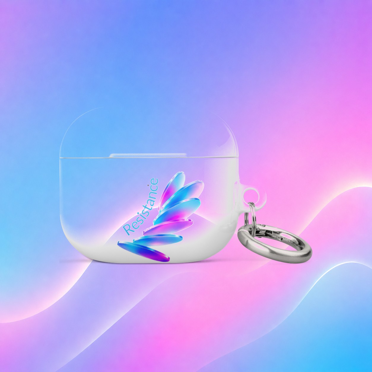 tsgabrielle® • Pride 26 • Fodral Kompatibelt med AirPods® • Vit