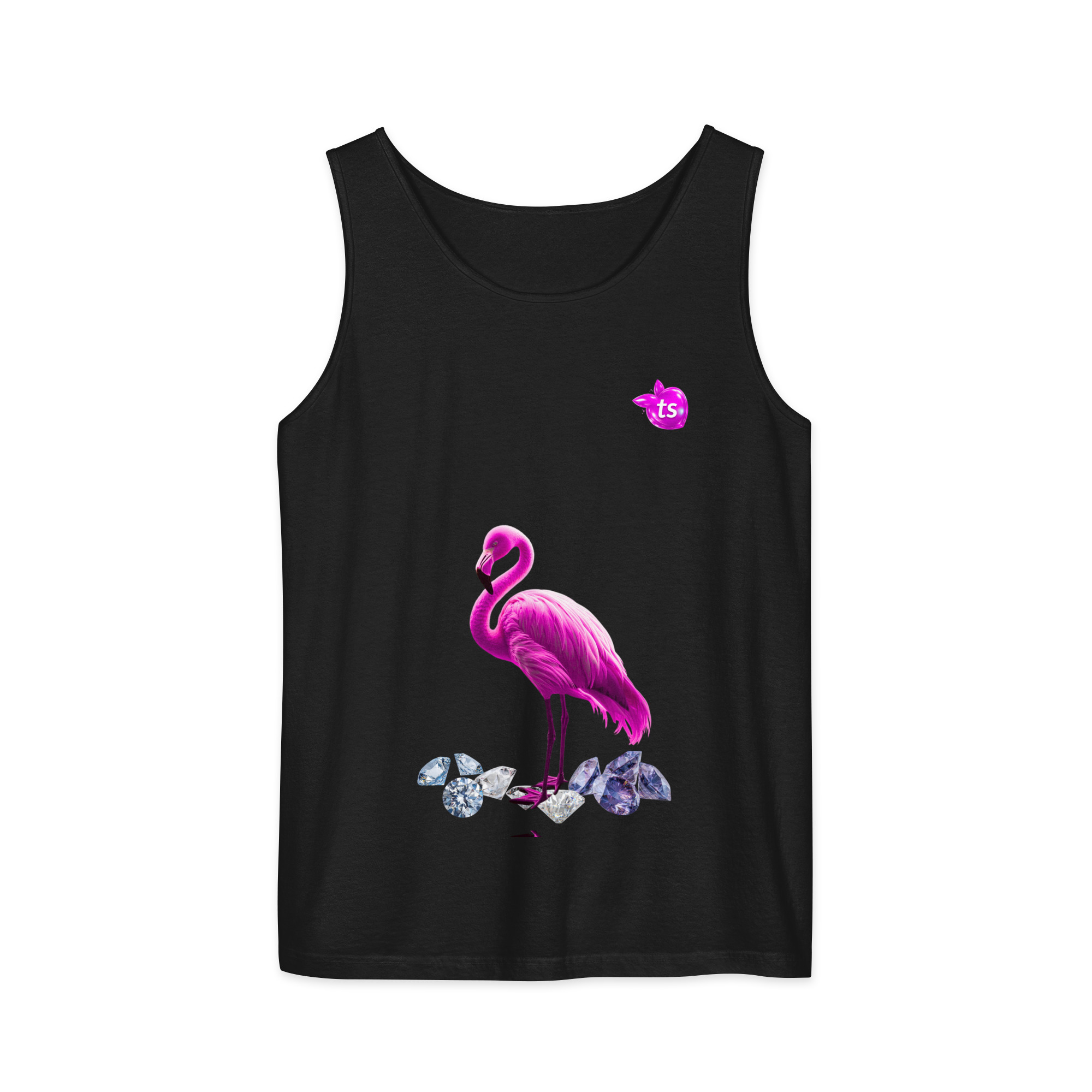 tsgabrielle® • För Henne • Flamant Rose • Plaggfärgat linne • Svart