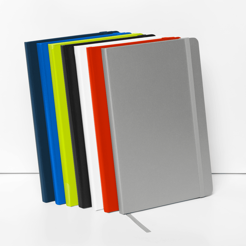 JournalBook® by tsgabrielle® • TransFLOWer • Hardcover Bound Notebook • White