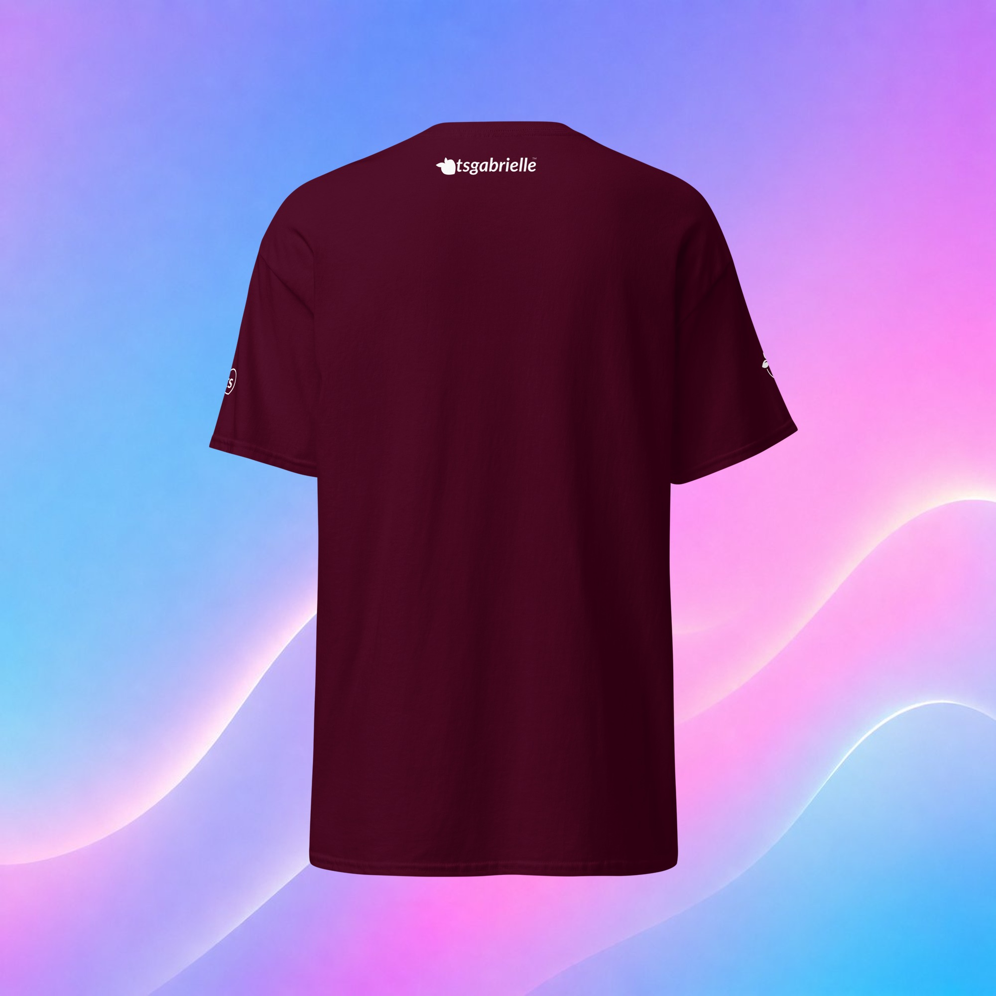 tsgabrielle® • Hans Stil • Pride 26 - Arizona • Klassisk T-shirt • 14 Färger - Maroon - View 16