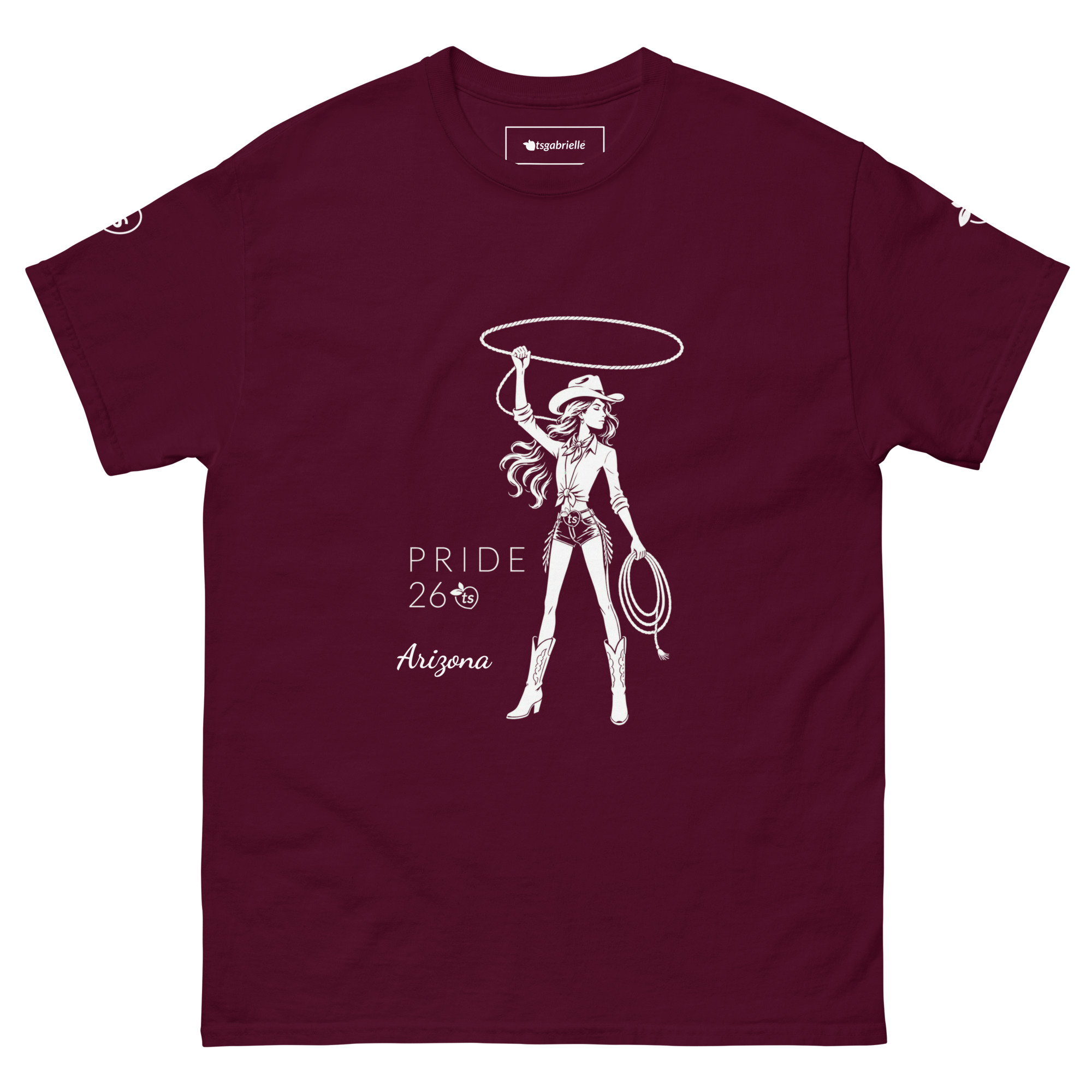 tsgabrielle® • Hans Stil • Pride 26 - Arizona • Klassisk T-shirt • 14 Färger