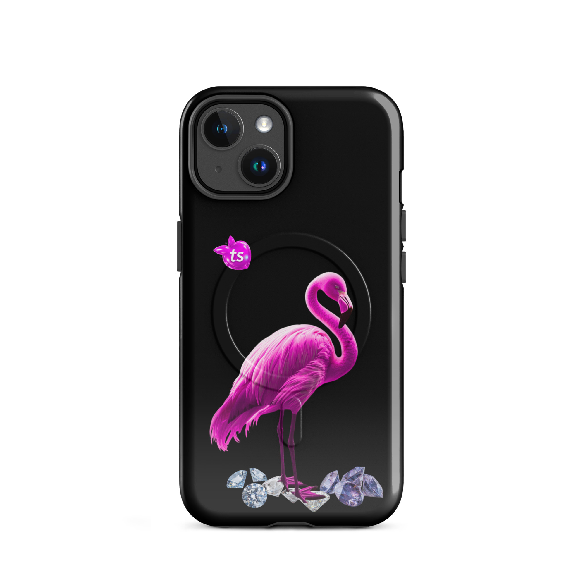 tsgabrielle® • Flamant Rose • Tough Case Compatible with iPhone® • MagSafe® • Latest Models