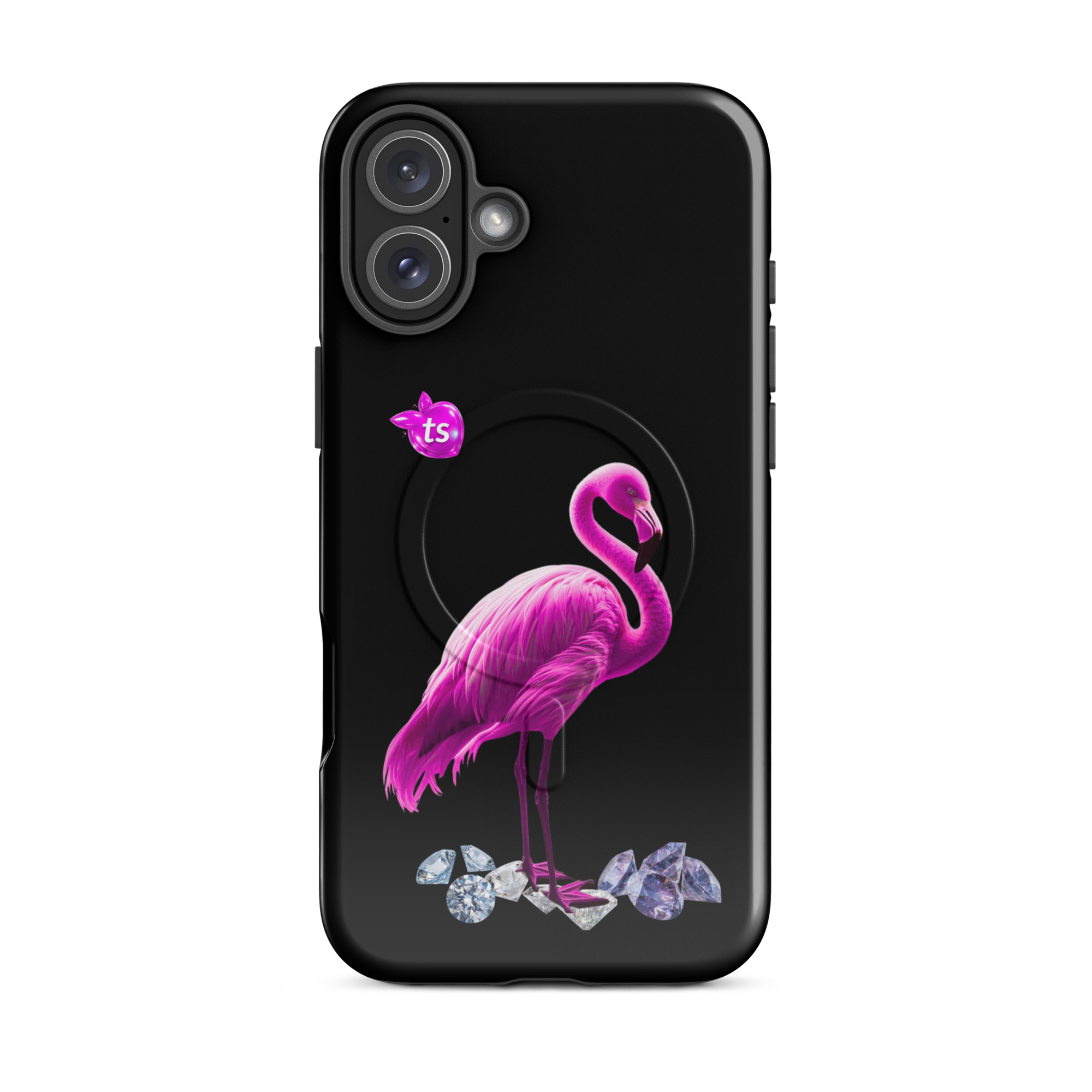 tsgabrielle® • Flamant Rose • Tough Case Compatible with iPhone® • MagSafe® • Latest Models