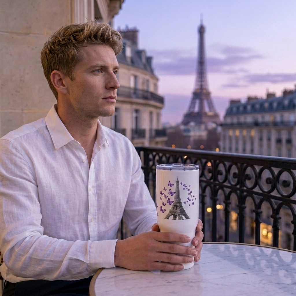 tsgabrielle® • Paris - Eiffeltornet • Mug med handtag • 2 storlekar - View 9