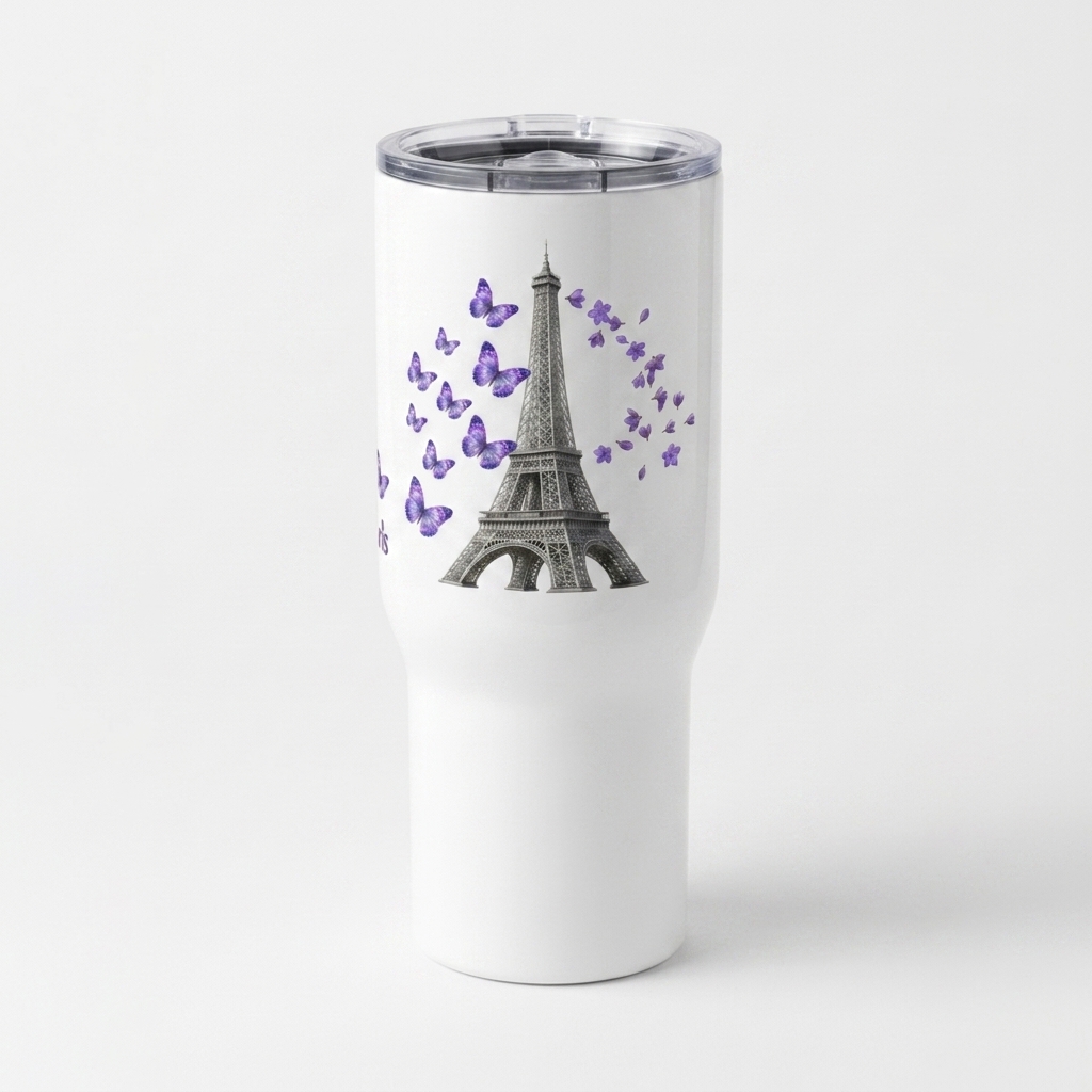 tsgabrielle® • Paris - Eiffeltornet • Mug med handtag • 2 storlekar