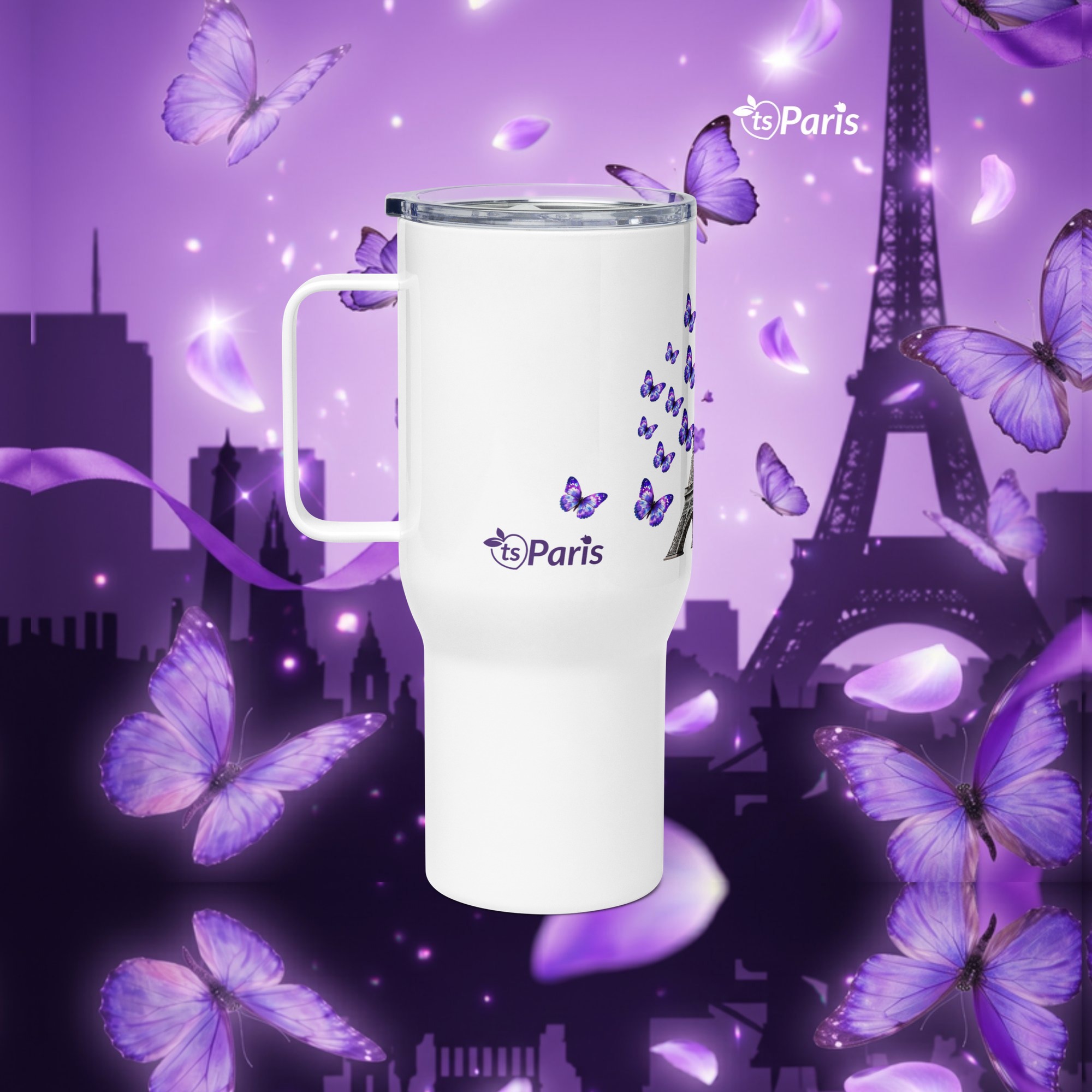 tsgabrielle® • Paris - Eiffeltornet • Mug med handtag • 2 storlekar - White - View 12