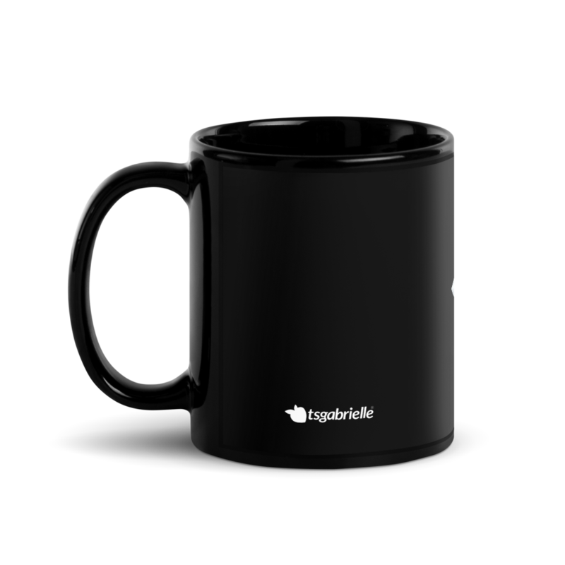tsgabrielle® • Glossy mugg • svart • keramik • 2 Sizes - Black - View 4