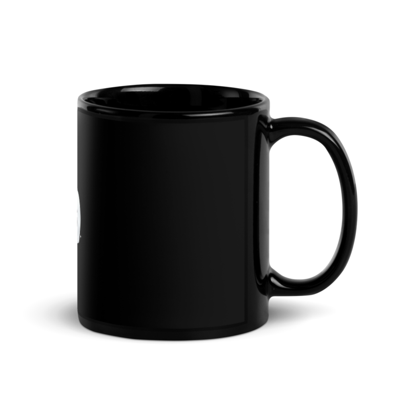 tsgabrielle® • Glossy mugg • svart • keramik • 2 Sizes