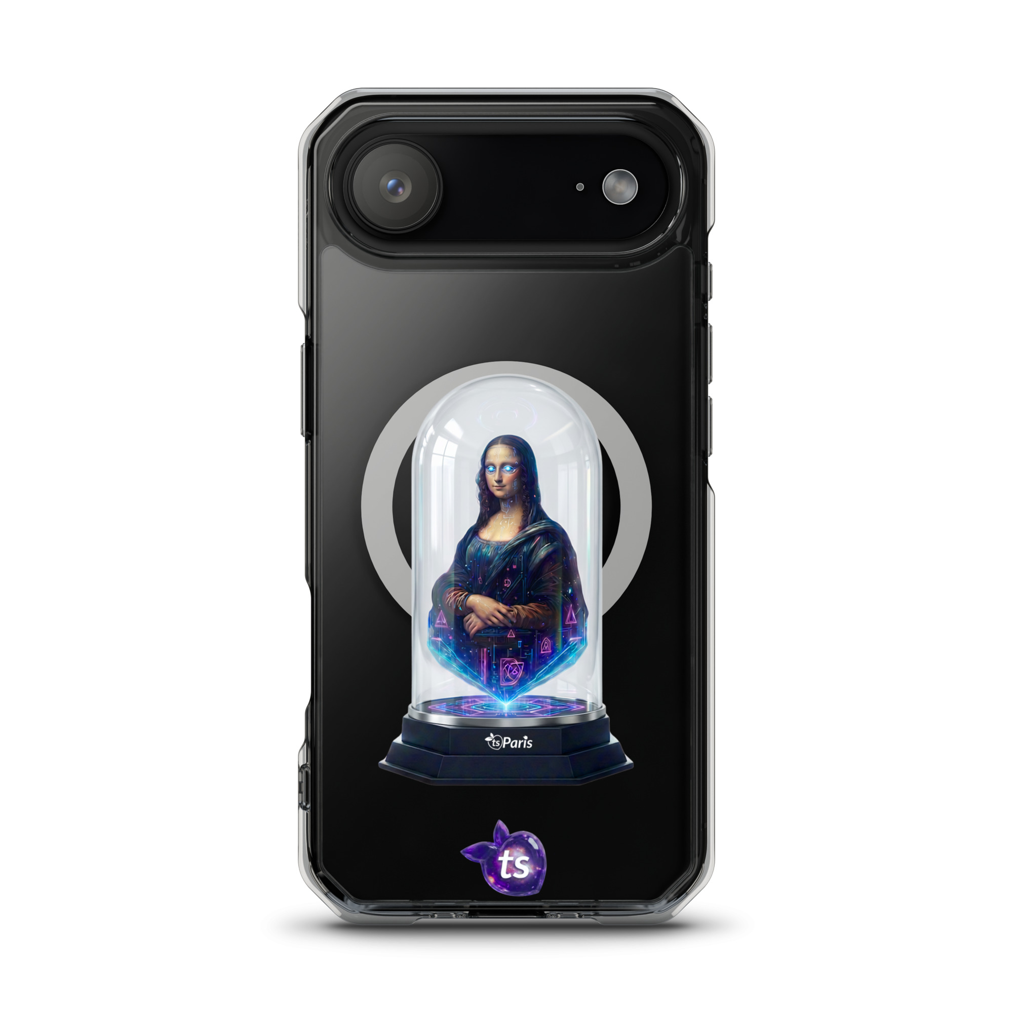 tsgabrielle® • Paris - Da Vinci • Case kompatibel med iPhone® • Clear • MagSafe® • senaste modellerna