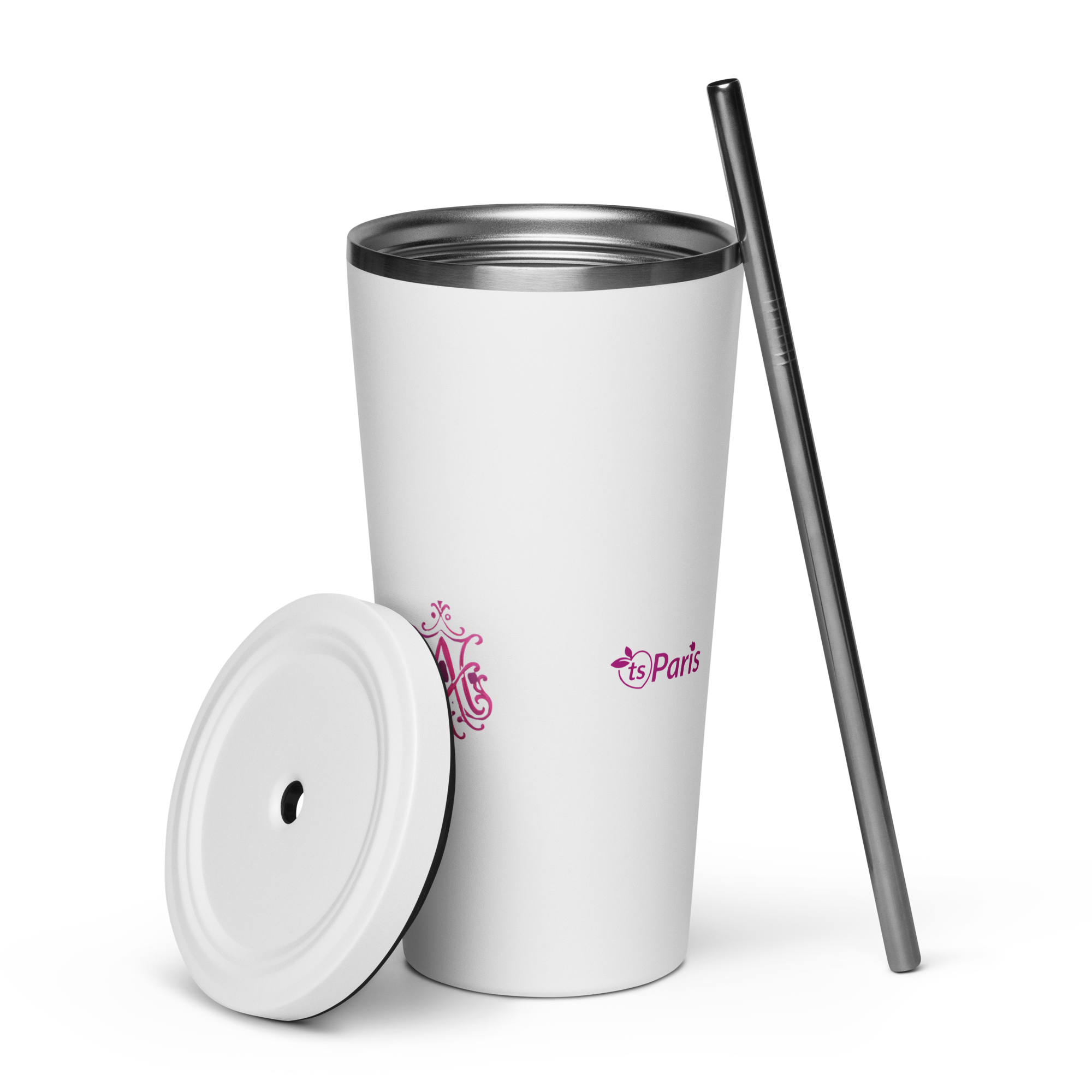 tsgabrielle® • Paris - Marie Antoinette • Tumbler • Rostfritt stål • Vit • 20 oz - View 6