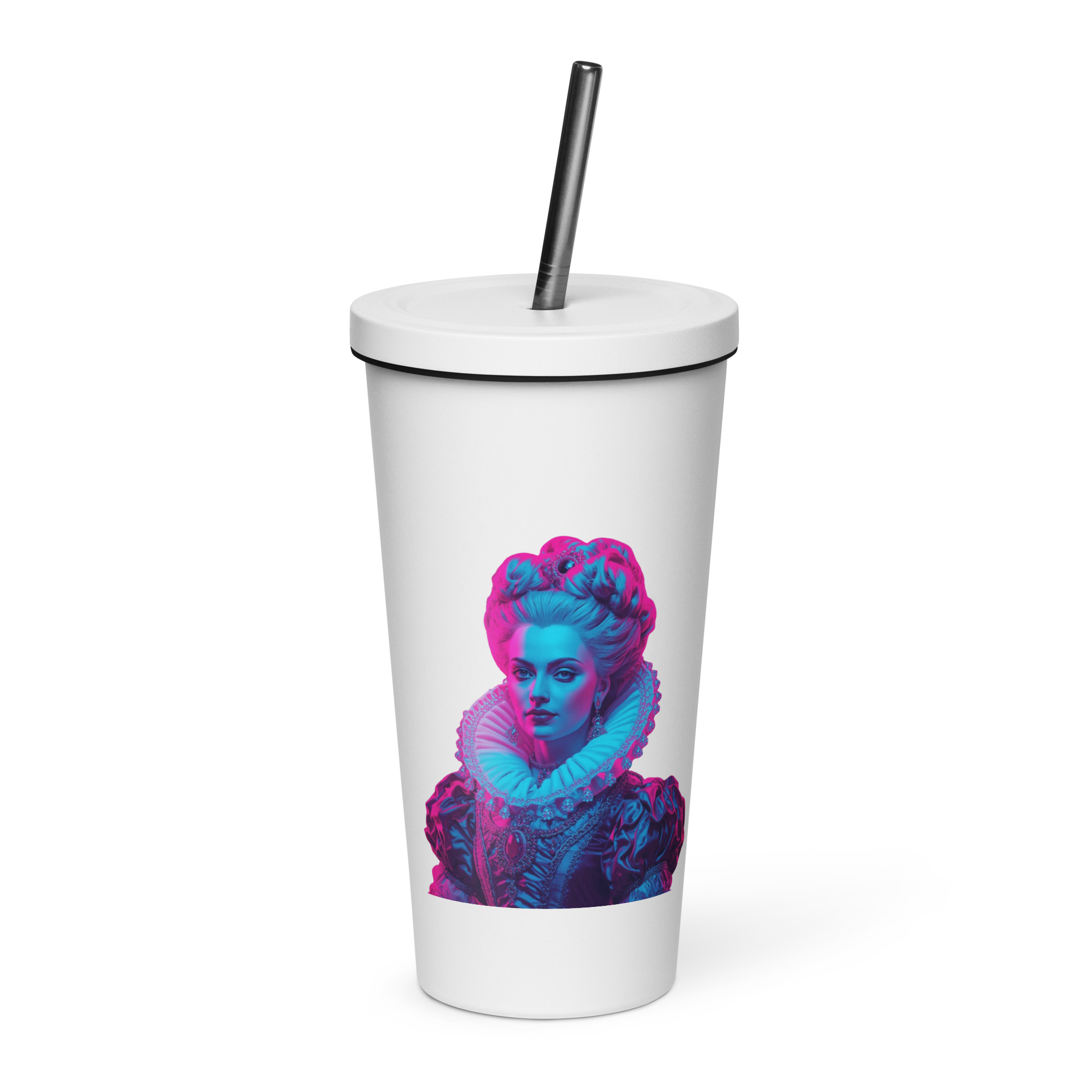tsgabrielle® • Paris - Marie Antoinette • Tumbler • Rostfritt stål • Vit • 20 oz