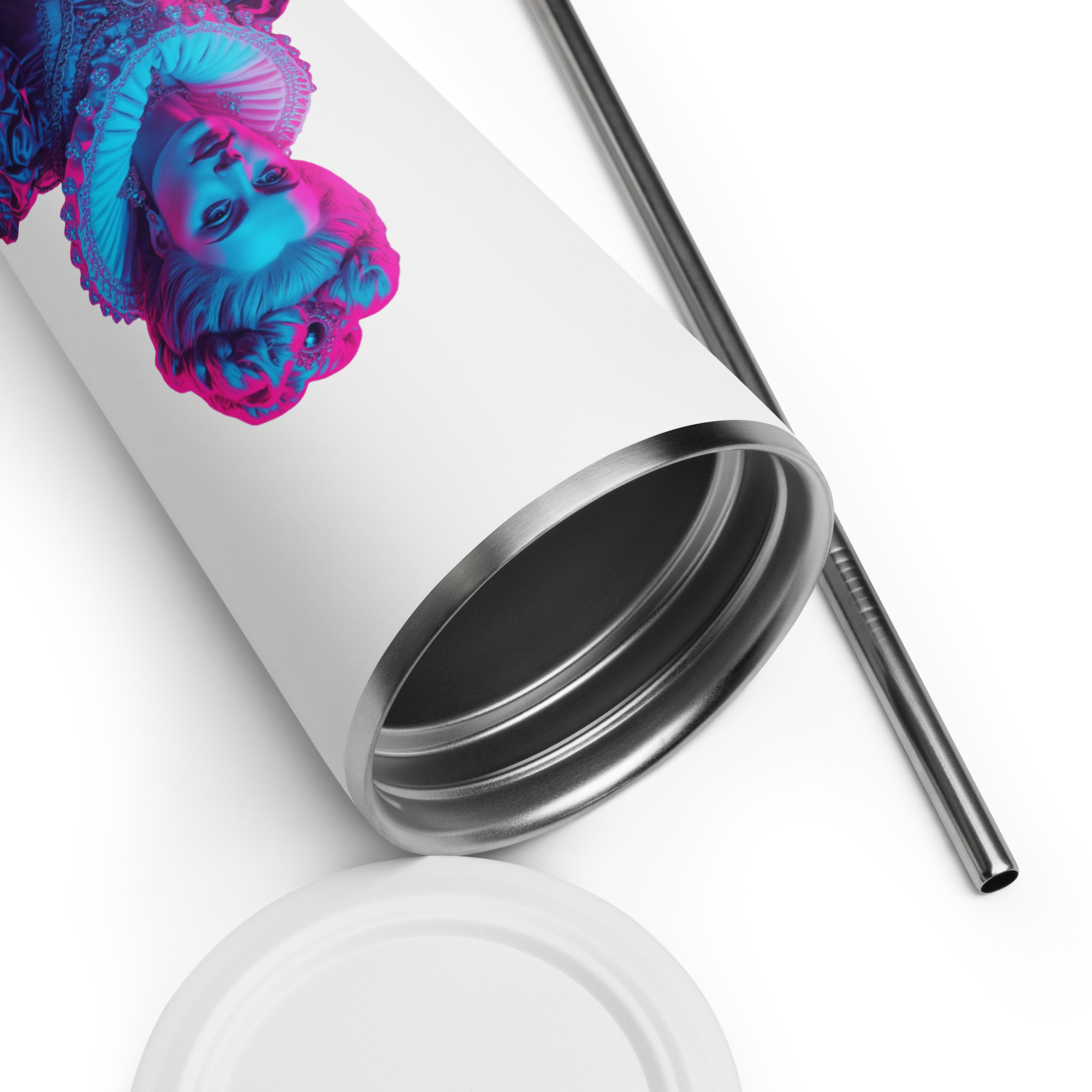 tsgabrielle® • Paris - Marie Antoinette • Tumbler • Rostfritt stål • Vit • 20 oz - View 7