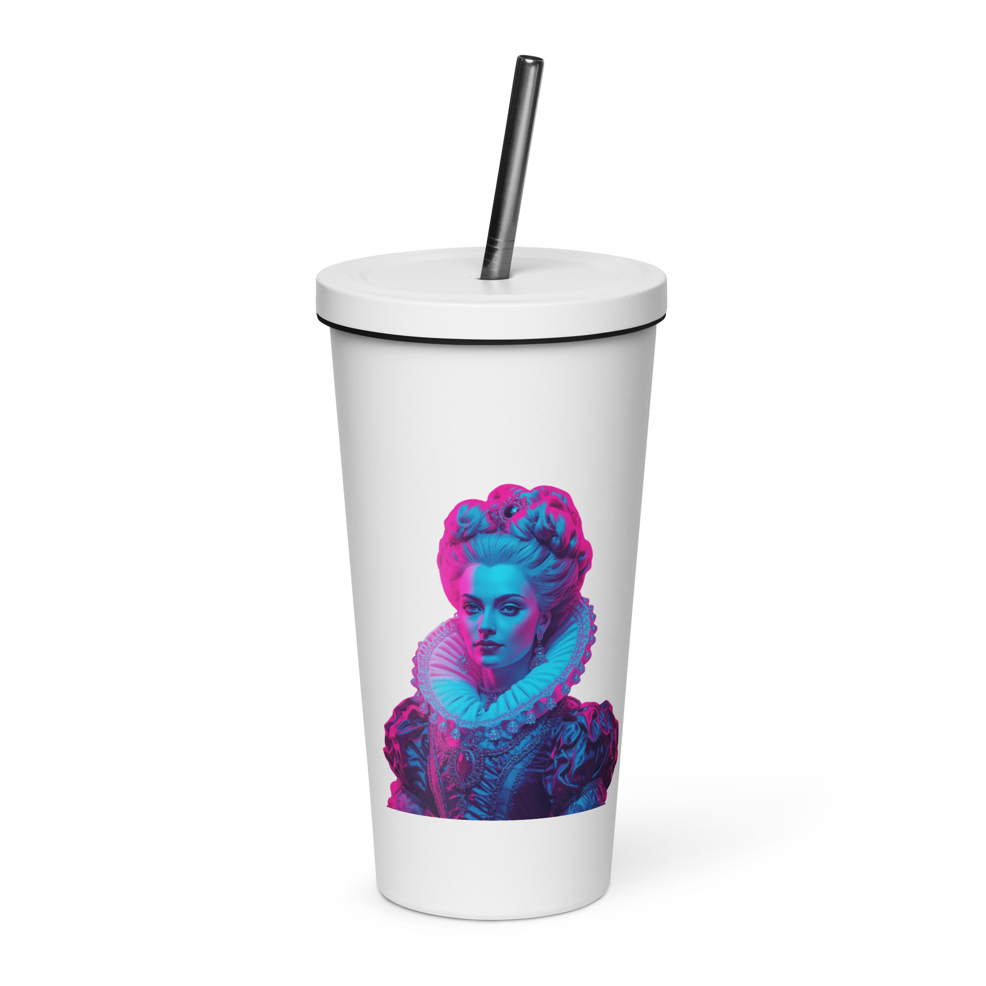 tsgabrielle® • Paris - Marie Antoinette • Tumbler • Rostfritt stål • Vit • 20 oz