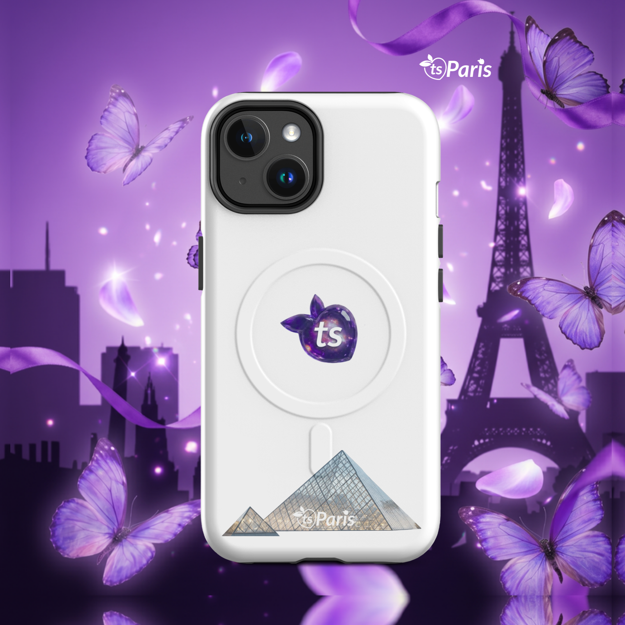 tsgabrielle® • Paris - The Louvre Pyramid • Tåligt skal • MagSafe® • Compatible with iPhone® • Senaste modellerna - View 4