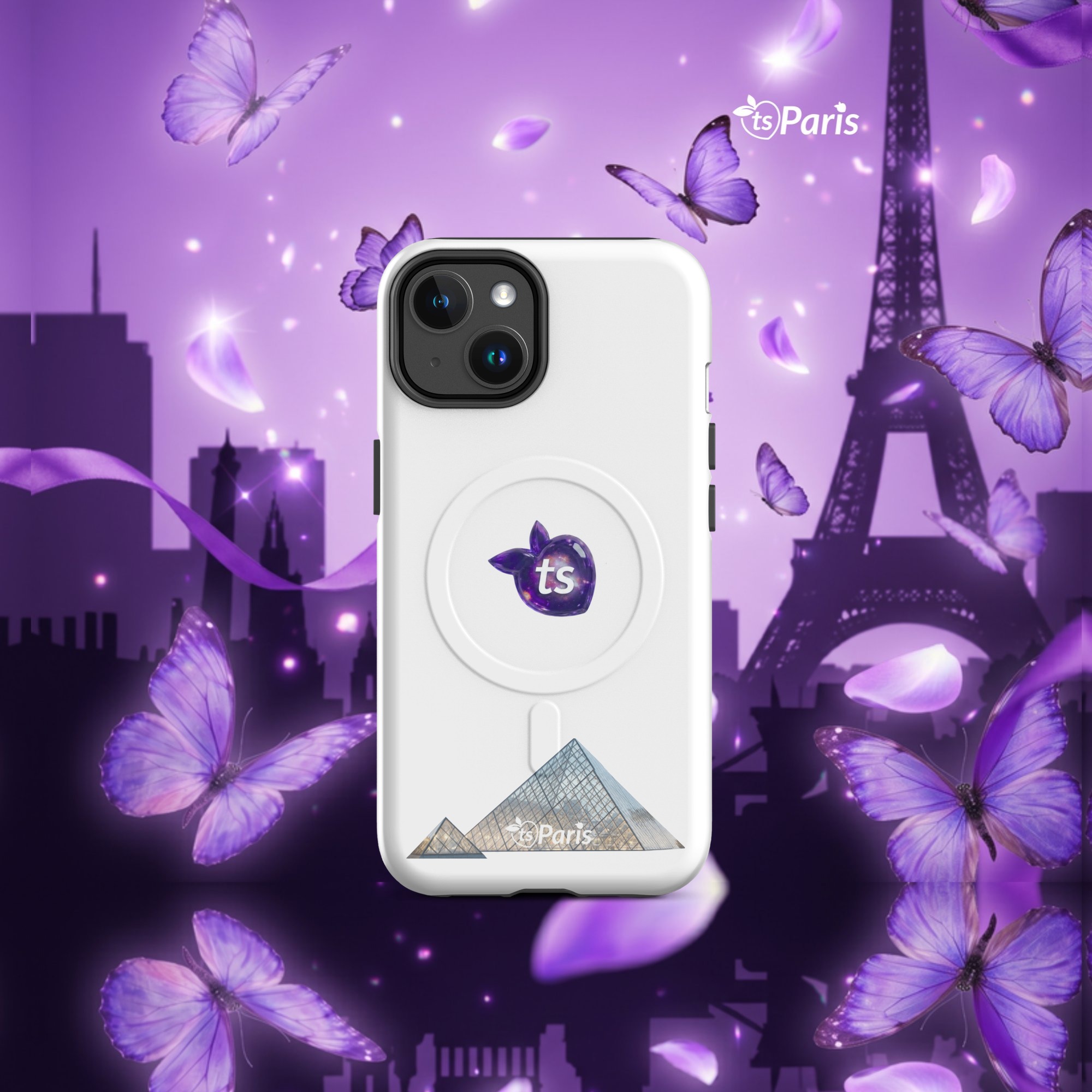 tsgabrielle® • Paris - The Louvre Pyramid • Tåligt skal • MagSafe® • Compatible with iPhone® • Senaste modellerna - Glossy - View 6