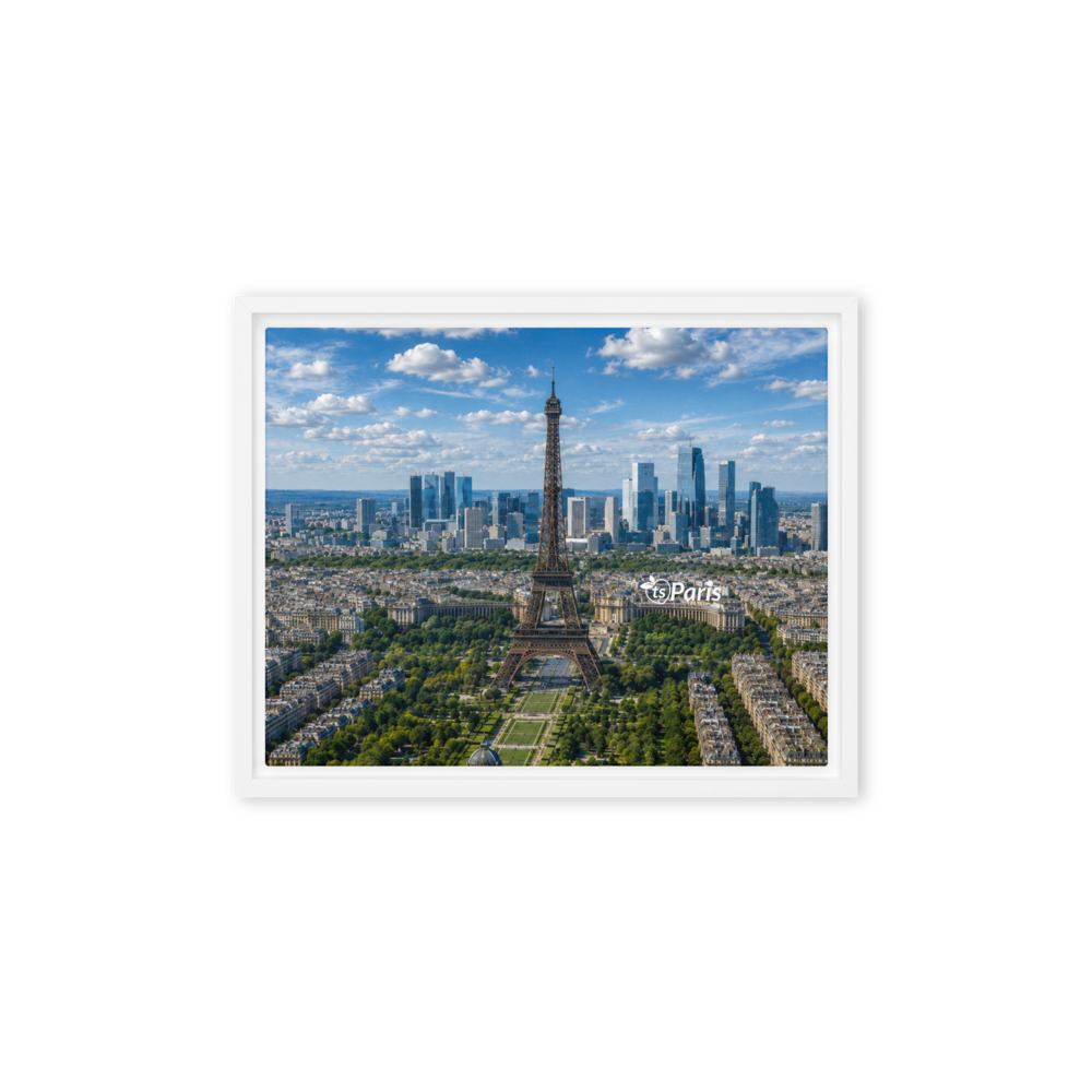 tsgabrielle® • Paris - La Tour Eiffel • inramad canvas • 11" x 14"