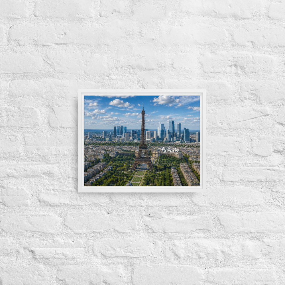 tsgabrielle® • Paris - La Tour Eiffel • inramad canvas • 11" x 14" - View 6