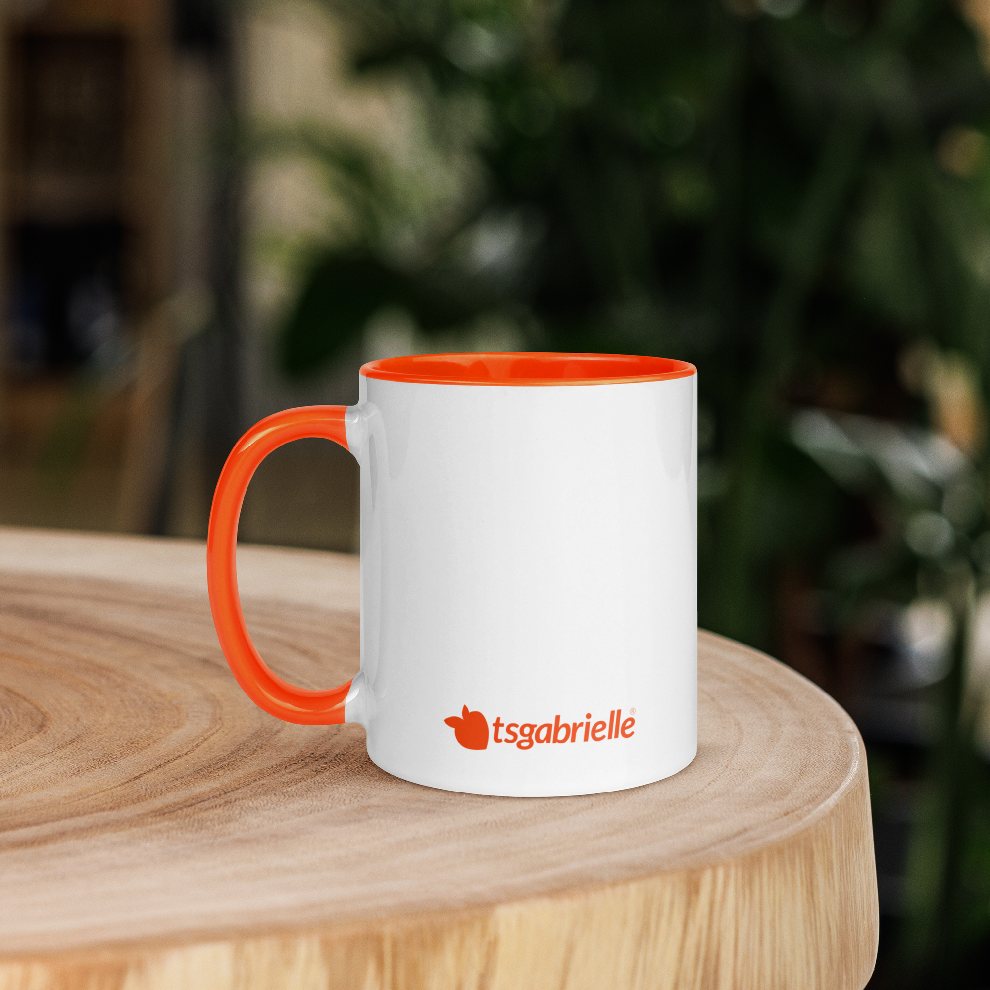 tsgabrielle® • Kopp med orange insida • Keramik • 11 oz - View 7