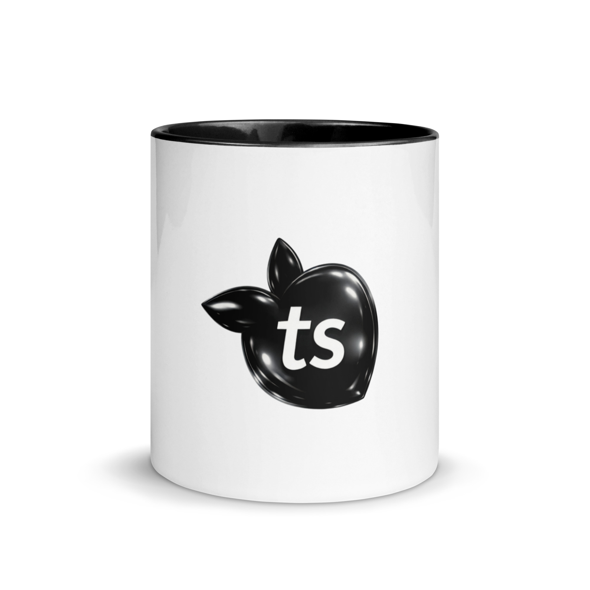 tsgabrielle® • Mugg med färg svart insida • Keramik • 2 storlekar