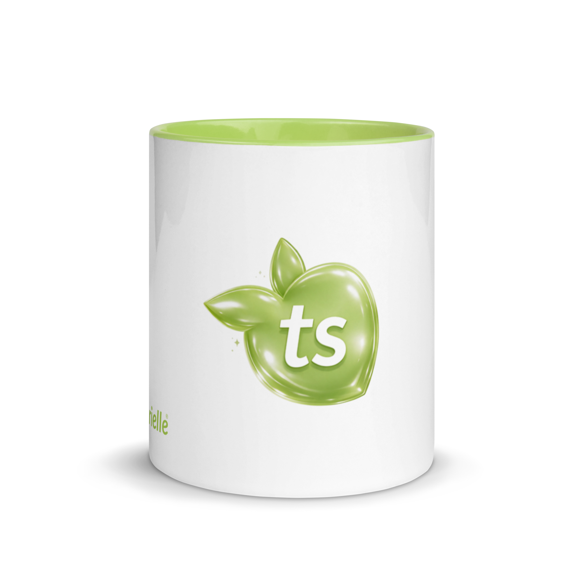 tsgabrielle® • Mugg med limefärgad insida • Keramik • 11 oz